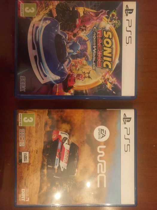Jogos Playstation 5 - Sonic - Racing Crossworlds + WRC