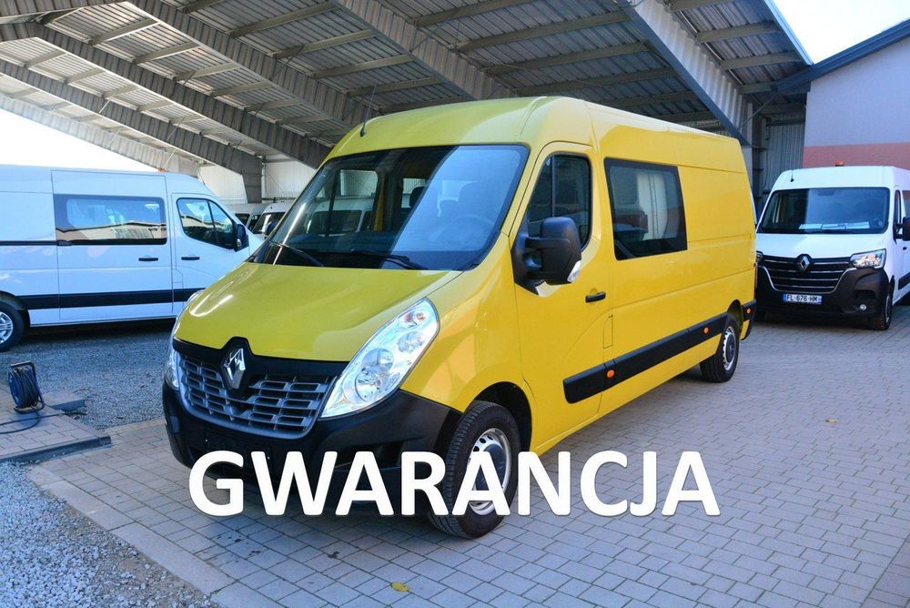 Renault Master  brygadowka max master 7os L3H2 pełna opcja 2,3dci servis regały