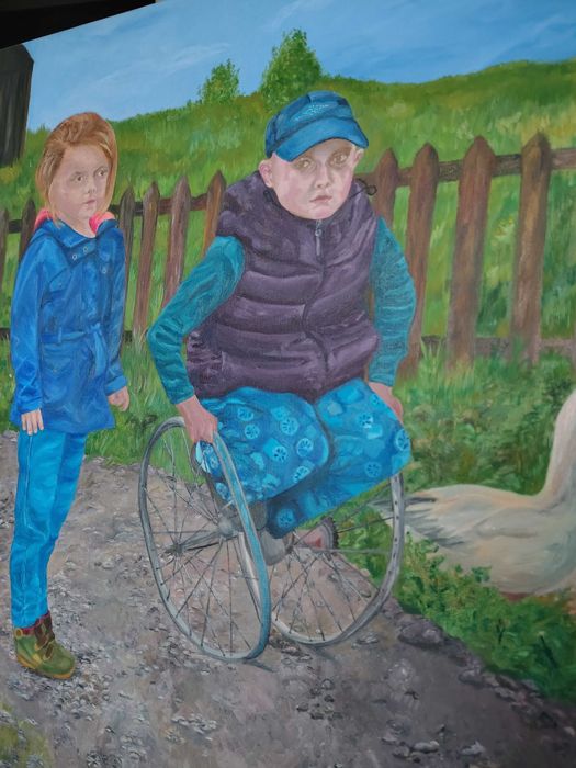 Olejny obraz "Fearless"