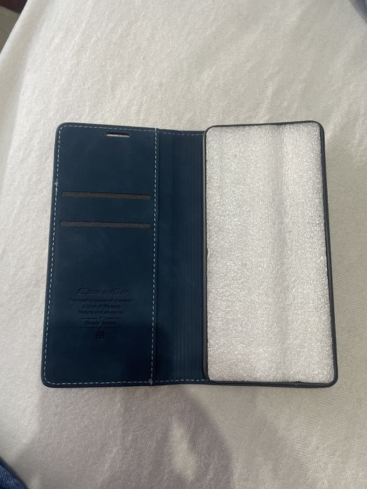 Capa de telemóvel azul Poço F7 Pro