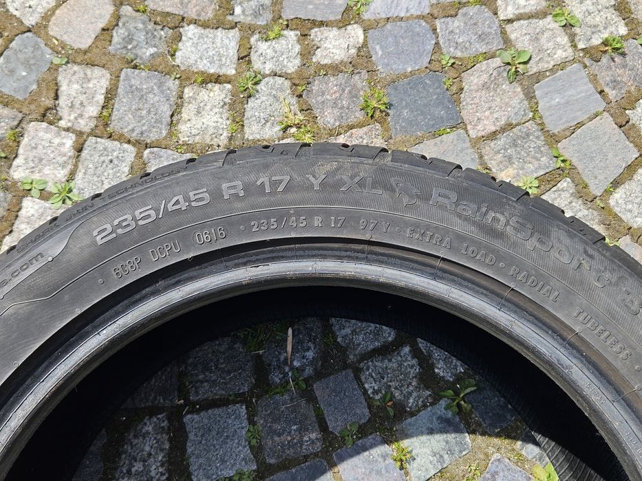 4x Opony letnie 235 45 R17 Uniroyal Rain Sport jak nowe