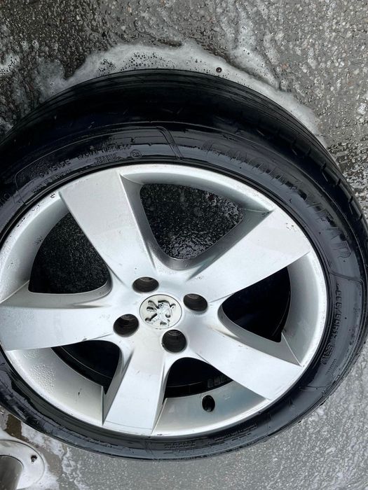 Alufelgi 17” Peugeot + śruby i koło zapasowe