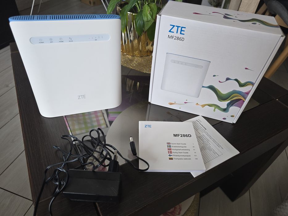 ZTE mf286d Router modem na kartę sim 4g lte plus wi fi 5g bez simlocka