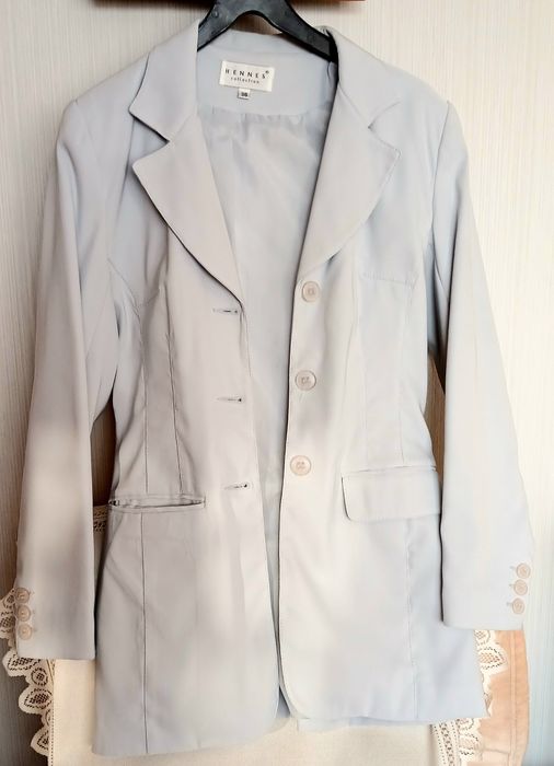 Żakiet damski błękitny