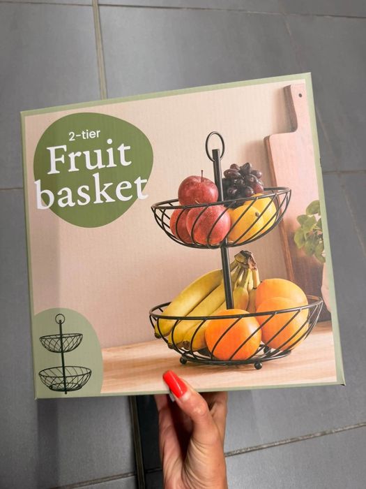 Cesto da fruta com 2 patamares