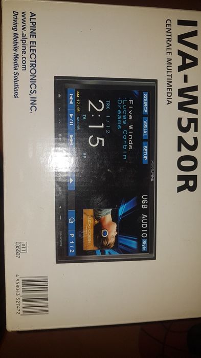 Магнитола Алпаин W-520R