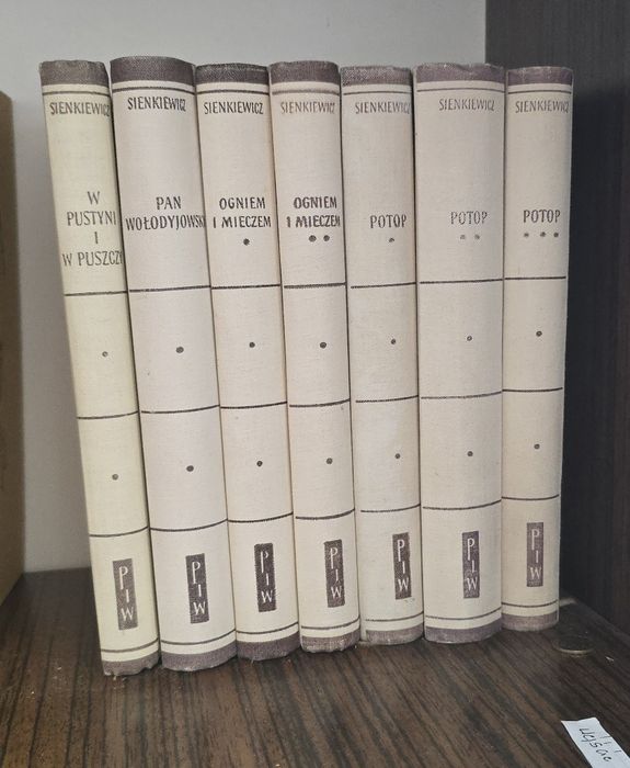 7 książek Sienkiewicz PIW 1962