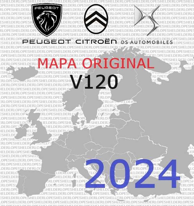 ***MAPA 2024 v120 e RADARES*** Peugeot, Citroen, DS