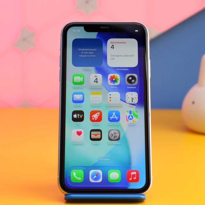 Смартфон Apple iPhone 11 128GB White (154846) Б/У З ГАРАНТІЄЮ