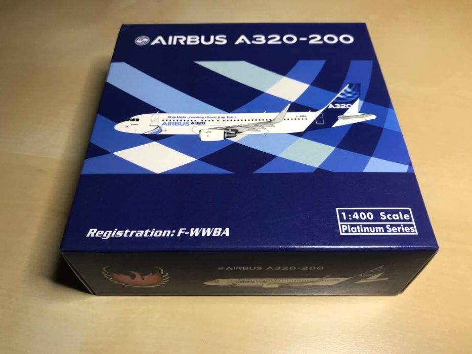 modelo Airbus A320 Sharklets escala 1/400