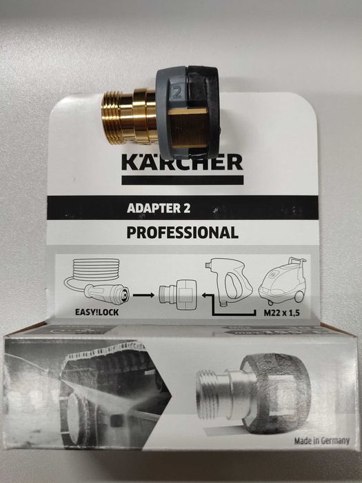 Adapter 2 i 3 Karcher lanca, wąż, pistolet M22x1,5 + Easy Lock