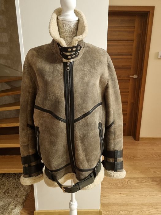 Kożuch męski  skórzany