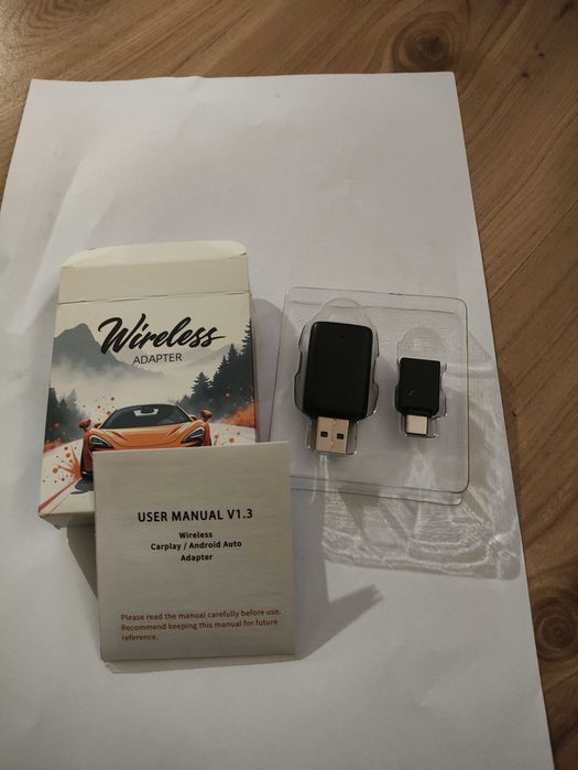 Mikro USB Adapter przewodowy na bezprzewodowy Carlinkit