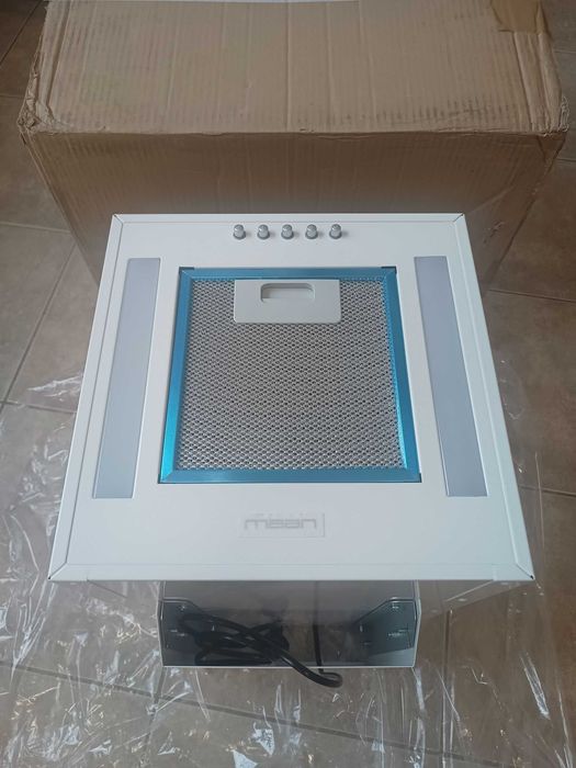 Maan Ponza okap kuchenny 30 cm kominowy biały