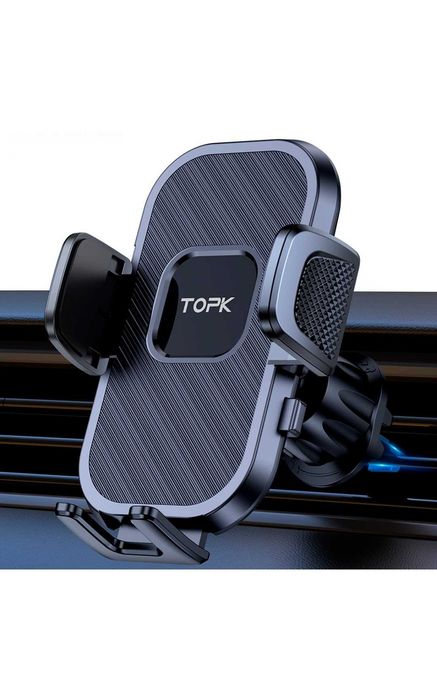 Тримач для телефону автомобільний TOPK чорний новий