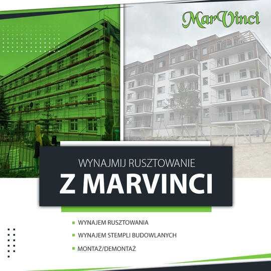 Wynajem rusztowania, stemple, szalunki, doki Chojnice MarVinci