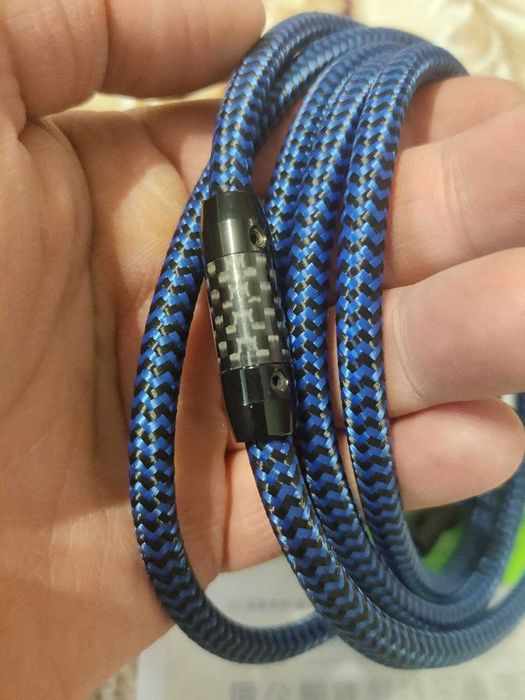 Hi-Fi кабель ЦАП DAC YYTCG Black Alpha Blue Silver C-B C-C 0.5 м - 2 м