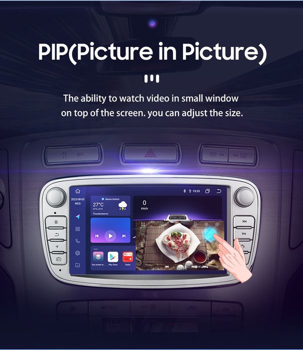 Radio Nawigacja Android 13 Ford Mondeo,Focus,S-Max,Galaxy,Kuga