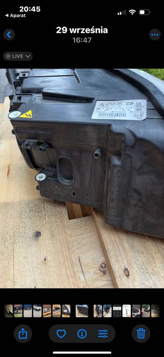 Lampa lewa przód Audi c6 lift 2009 r