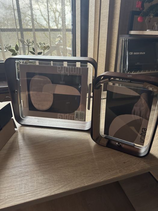 Фото-рамка Umbra.(дерево,метал,стекло)На подарок.