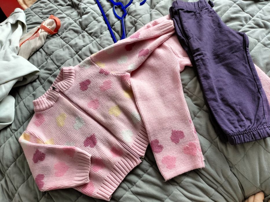 В'язаний костюм рожевий