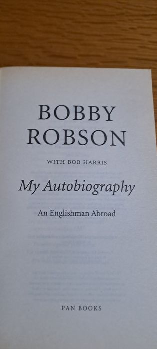 Boby Robson-my autobiography