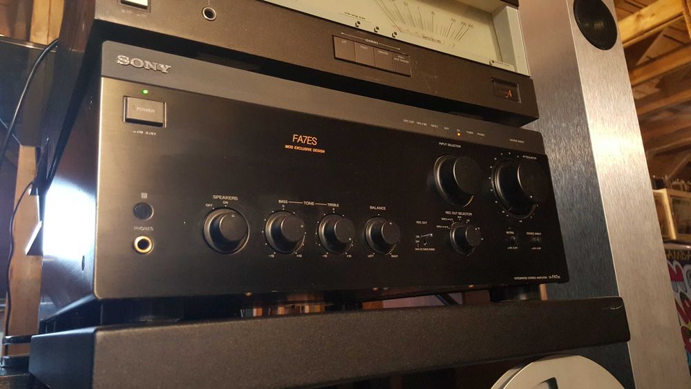 Wieża zestaw Revox cd S22 - Revox Elegance - Revox B77 - Sony TA FA7es