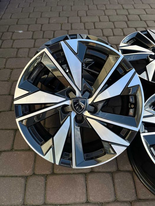 Oryginalne alufelgi Peugeot 5x108 17 cali 308 508 BICOLOR