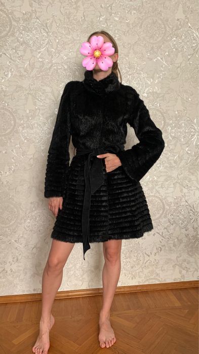 Шуба з хутра нутрії MissLora