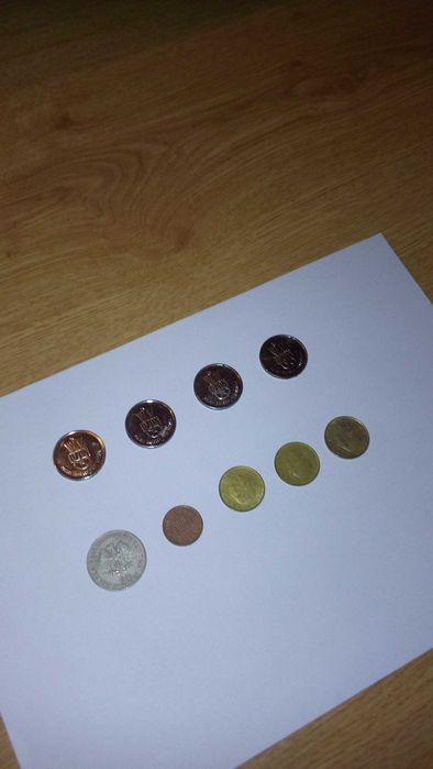 Monety, Nowotko, piłkarze , liry włoskie, 9 sztuk. Zapraszam