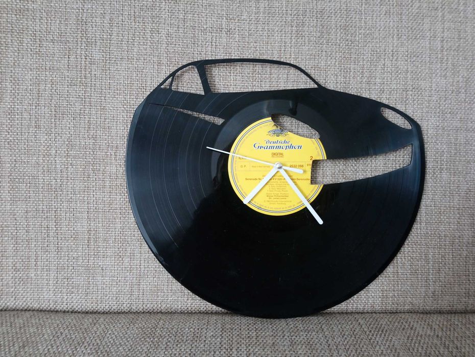Zegar winyl gramofon
