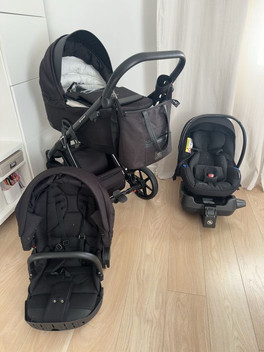 Zestaw wózek 2 w 1 plus fotelik z bazą