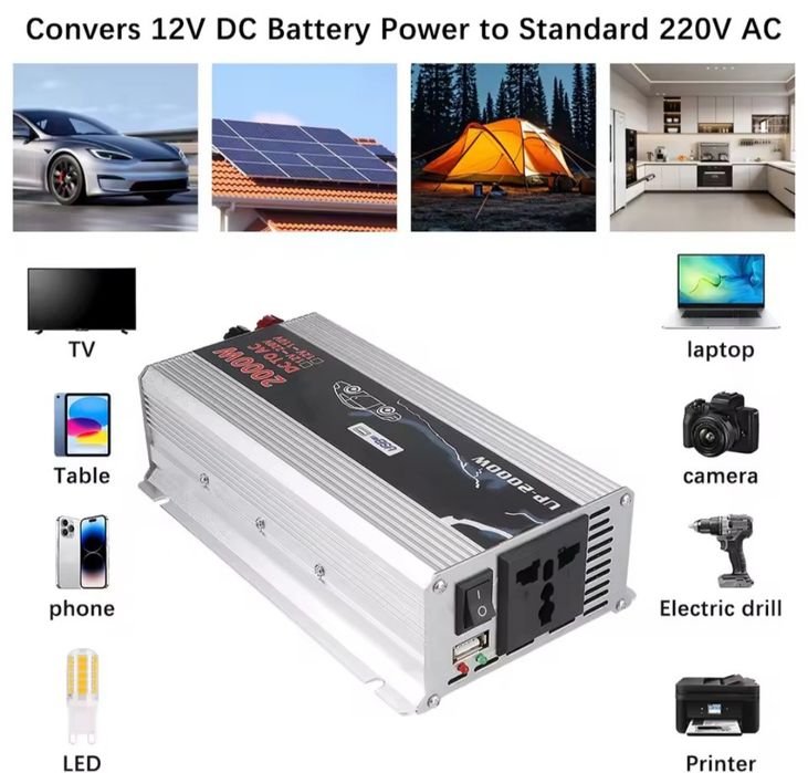 Новий інвертор напруги 2000w12v