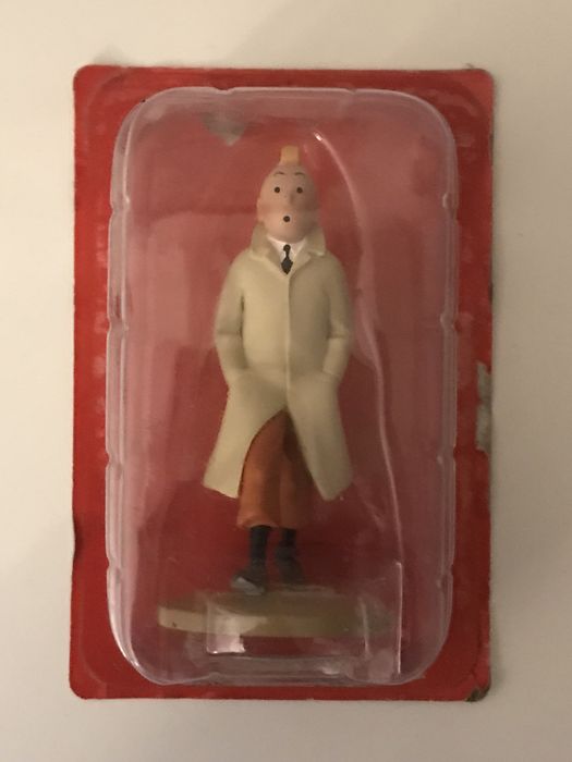 Tin tin estatueta em resina
