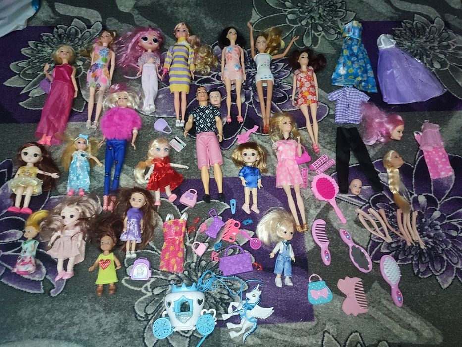Куколки, куклы Барби, LOL 50 предметов