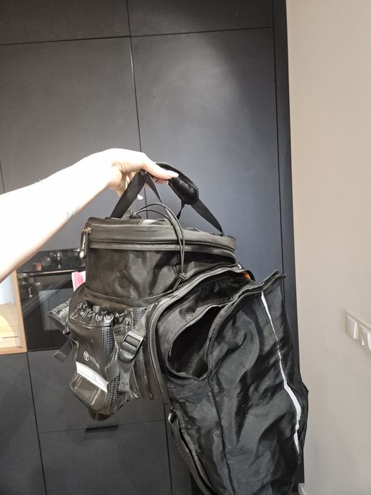 Torba sakwa na bagażnik rowerowy