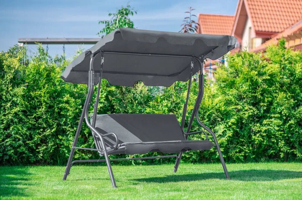Huśtawka Ogrodowa Relax 3-os. + Miękki Materac GRATIS!