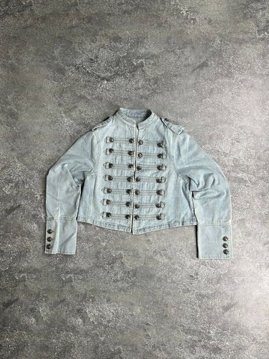 Jacket light blue джекет голубий з гудзиками opium arhive S M L