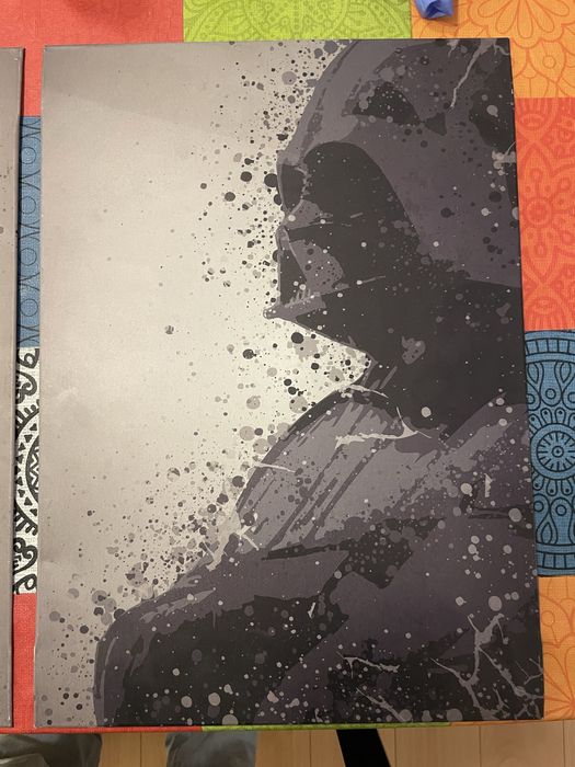 Quadro metálico Alien + Darth Vader64284078837635122