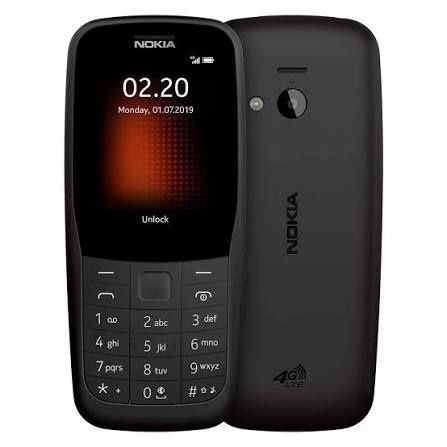 Nokia 220 4G Dual SIM (TA-1155) - Desbloqueado / Novo na Caixa