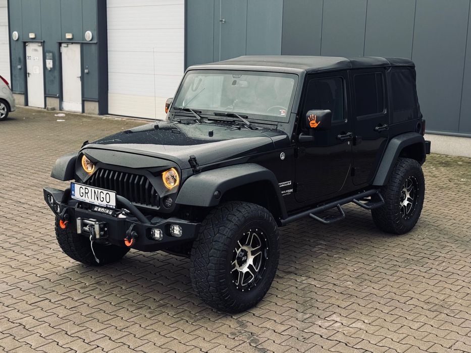 Jeep Wrangler Jeep Wrangler 3.6 V6, niski przebieg, lift, wyciągarka, ściągany dach.