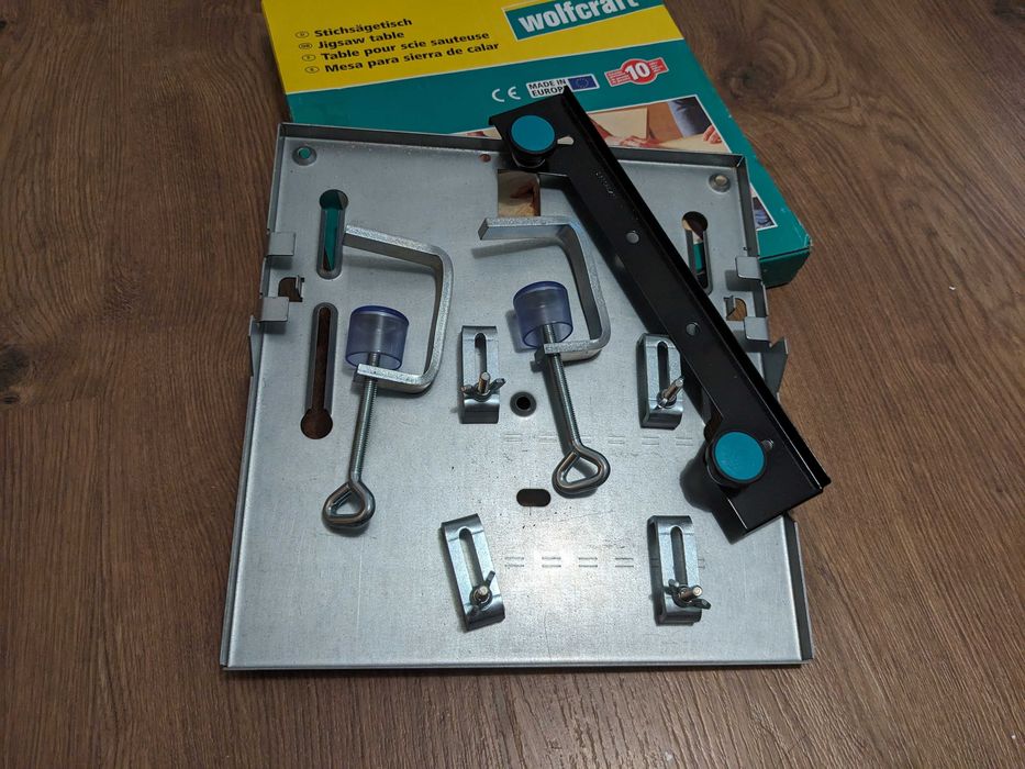 Stół do montażu wyrzynarki WOLFCRAFT - nowy