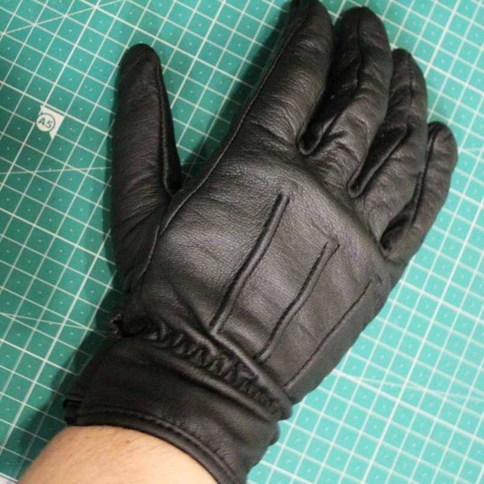 Luvas de pele par mota moto