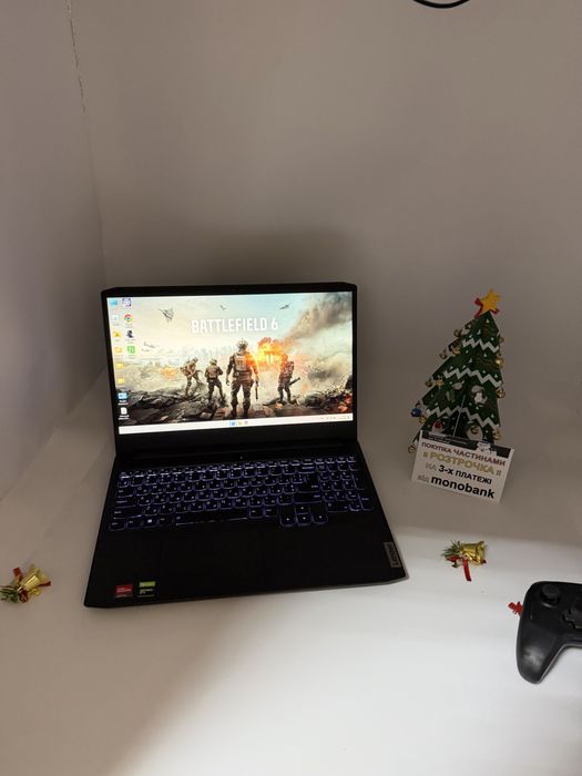 є99+ Ноутбуківℹ️Lenovo Gaming 3‼️GTX1650/RYZEN 5 5600H/SSD 512/RAM16Gb