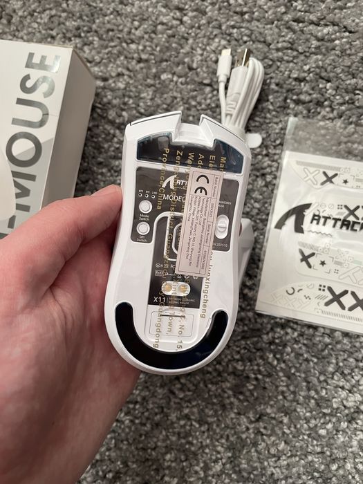 Ігрова мишка Attack Shark X11 | Бездротова + RGB док-станція
