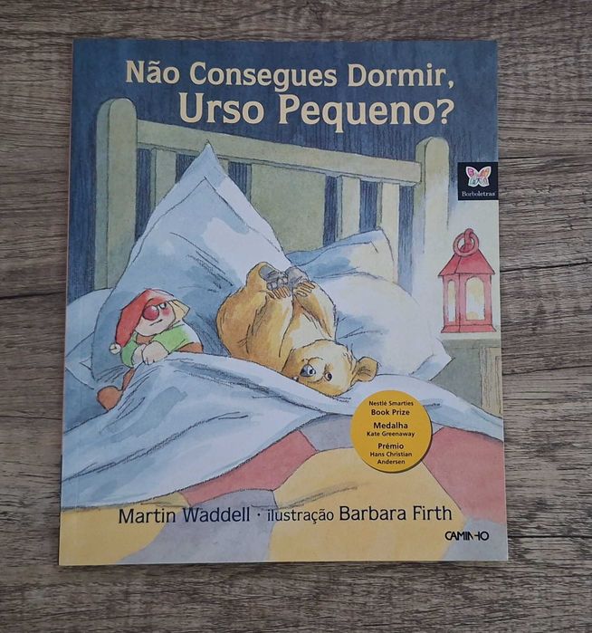 Lote 2 Livros Infantis "Hora de Dormir" – Não Consegues Dormir, Urso Pequeno? + 5 na Caminha
