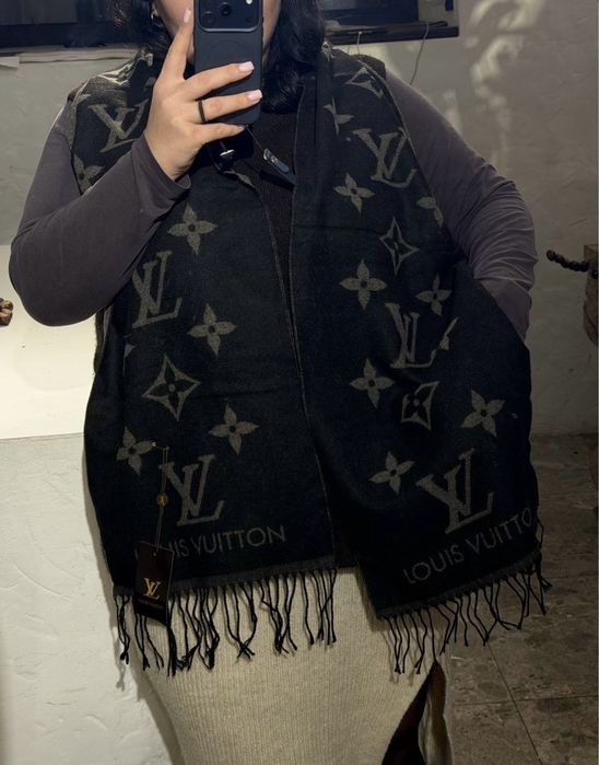 Шарф Louis Vuitton Палантин Луи Кашемировый