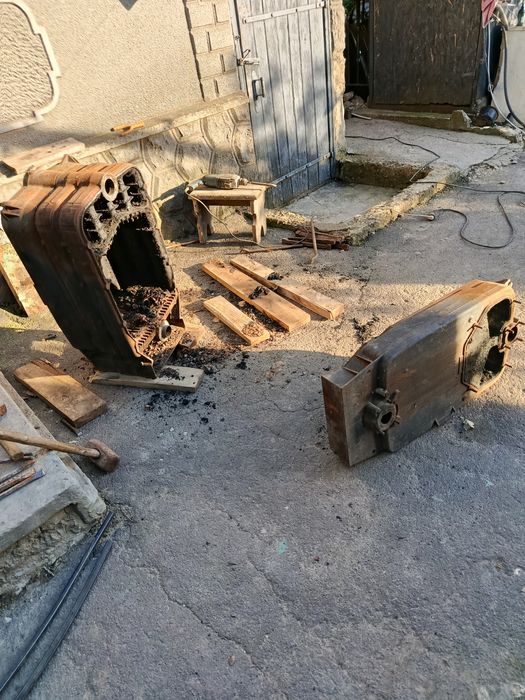 Котел Віадрус 5 секцій розібраний