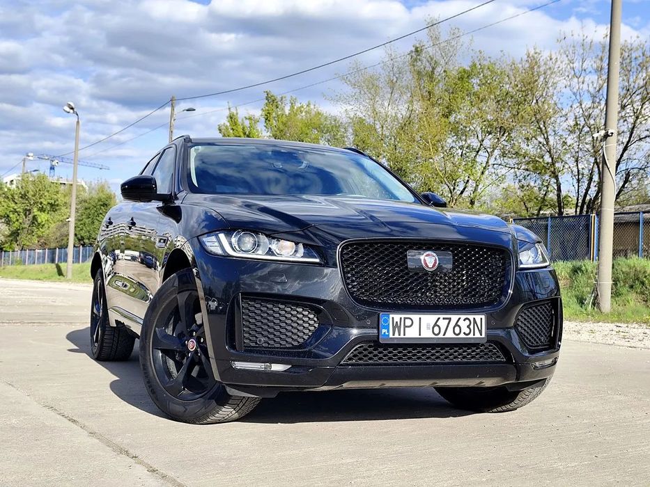 Jaguar F-Pace 2.0 180 KM* Vat 23%* Chequered Flag* Automat* Skóra* AWD