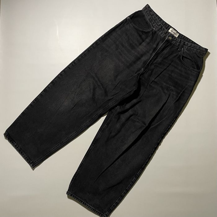 Джинси Pull&Bear pull and bear пул енд бір чорний колір широкі skate